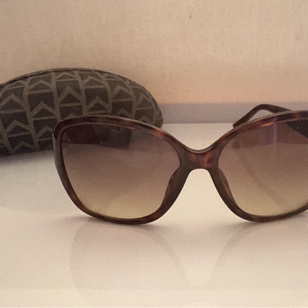 Michael Kors Brown Gradient Sunglasses with Case